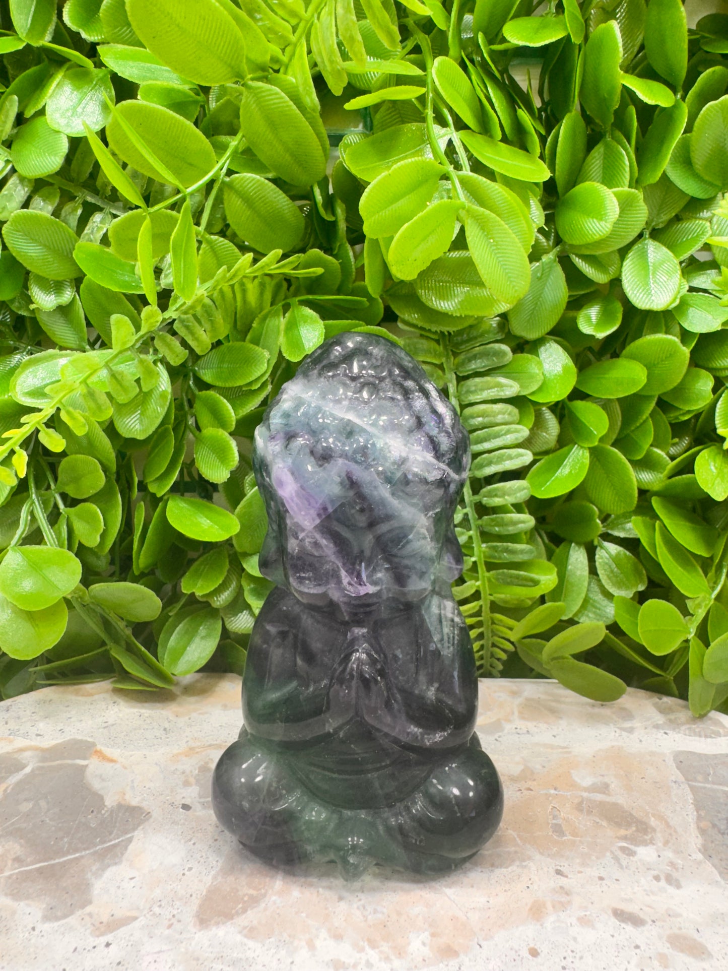 Fluorite Buddha 568g
