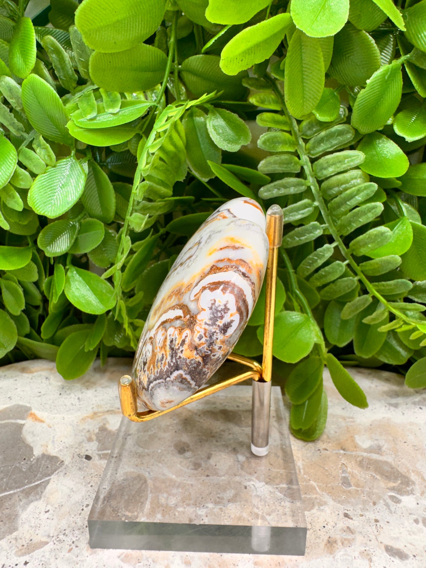 Ocean Root Jasper Heart 160g