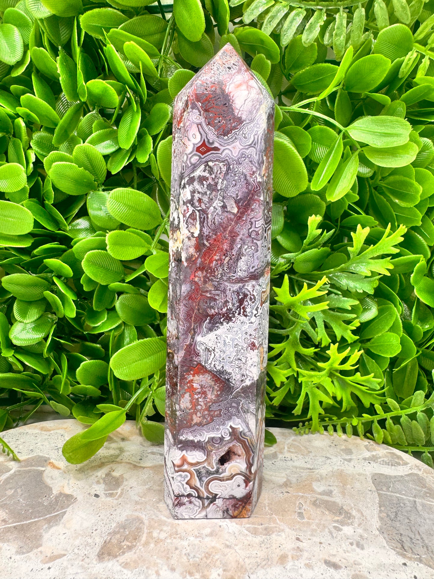 Mexican Agate Tower 443g