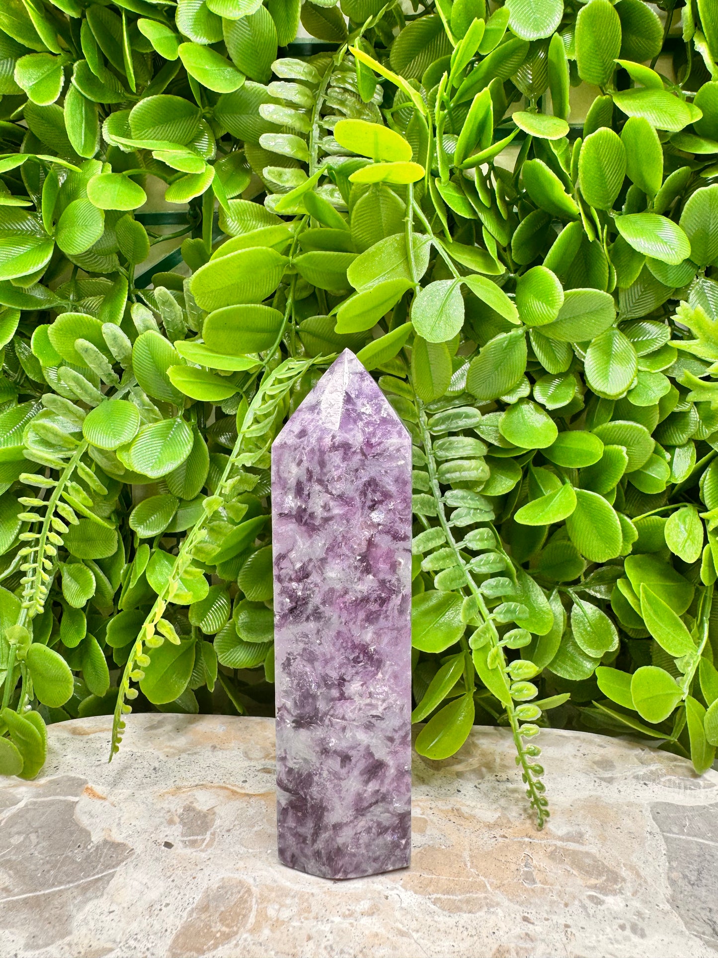 Lepidolite Tower 306g