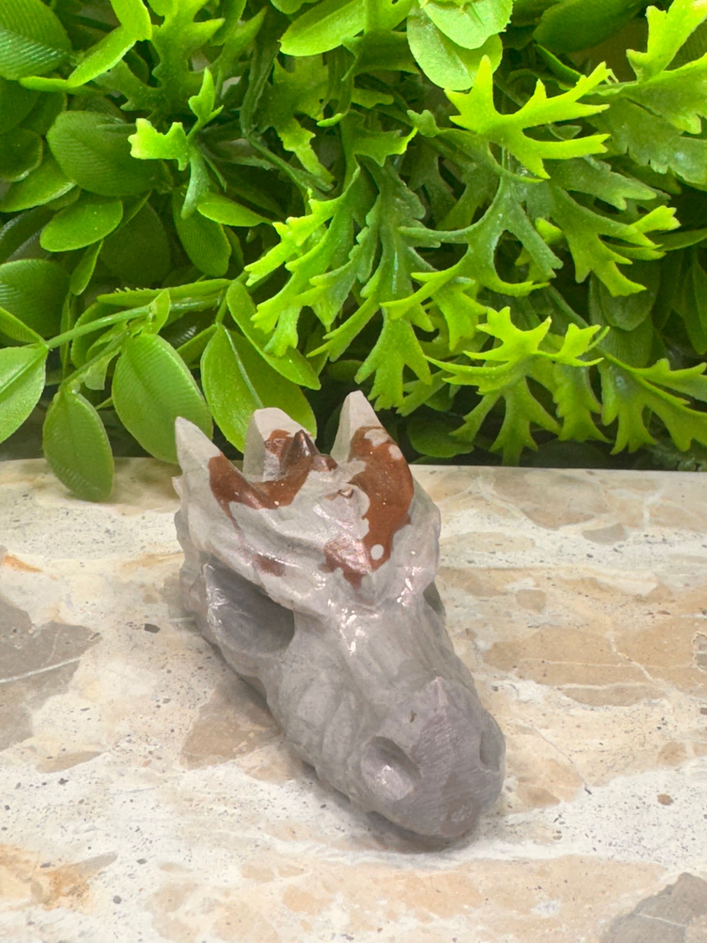 Jasper Dragon Skull 122g