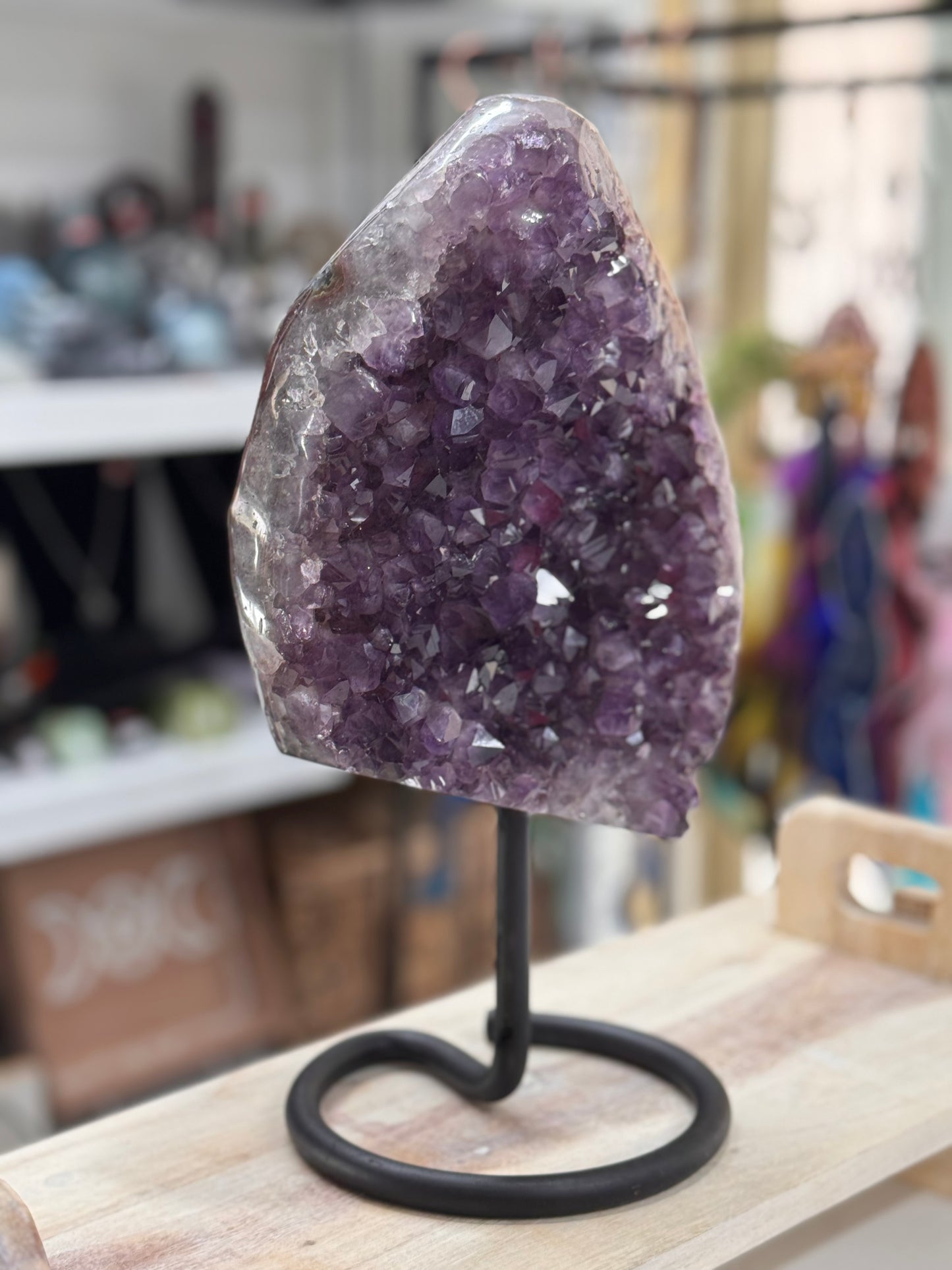 Amethyst Cluster Freeform with Stand 5.6kg A Grade