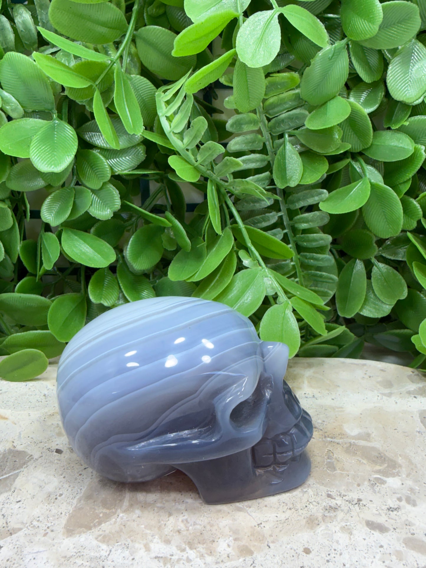 Agate Skull 288g