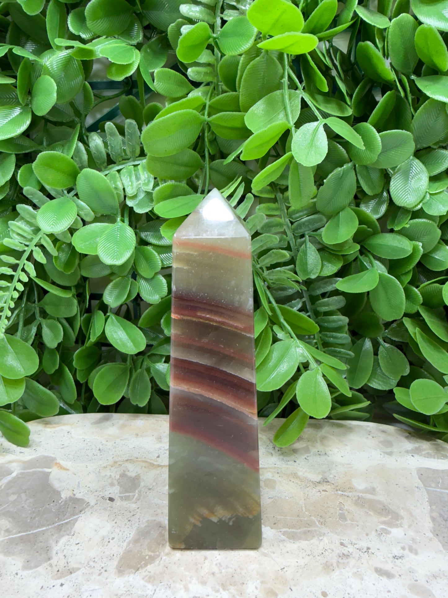 Green Banded Tower 242g