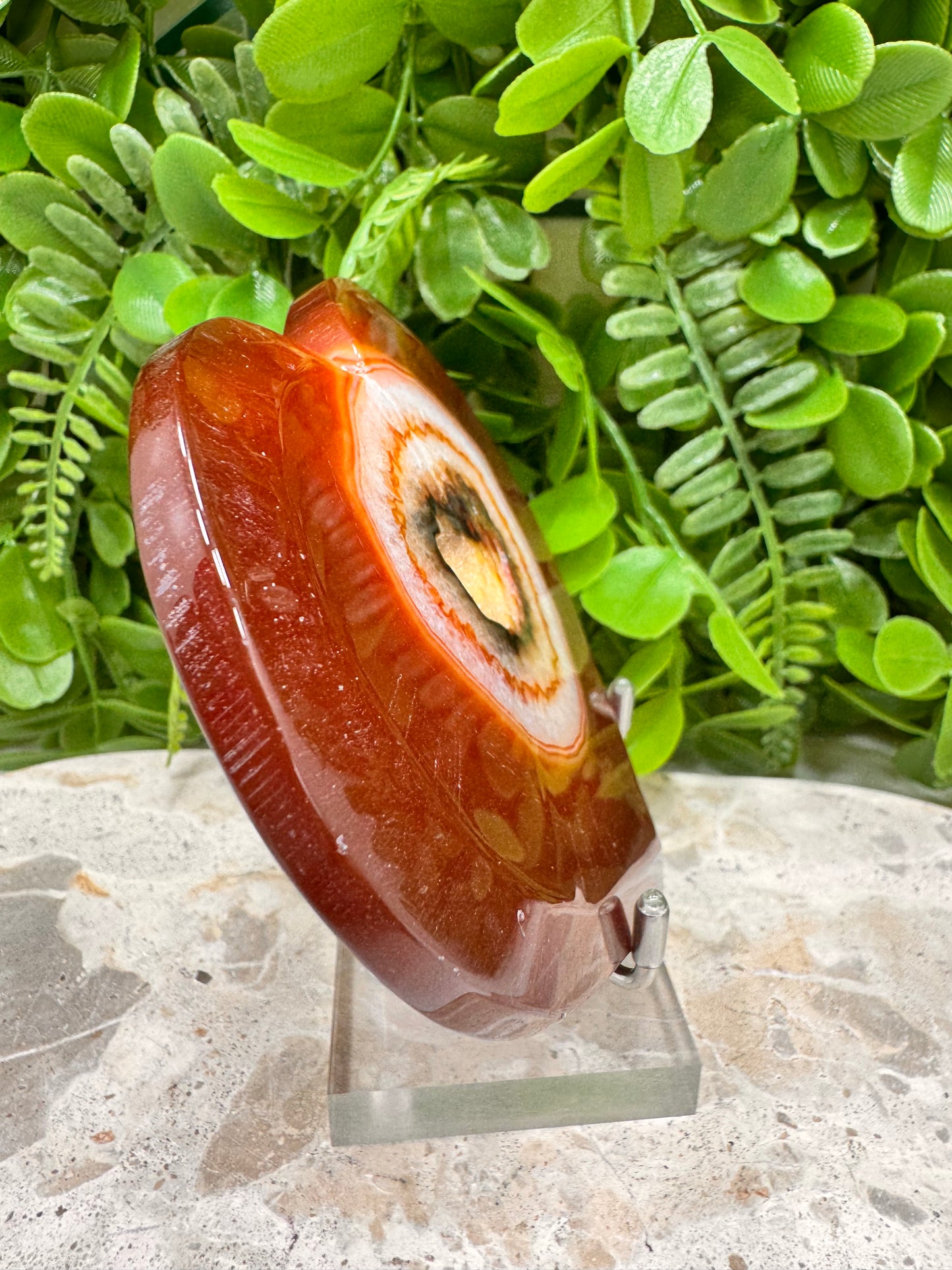 Carnelian Druzy Heart 242g