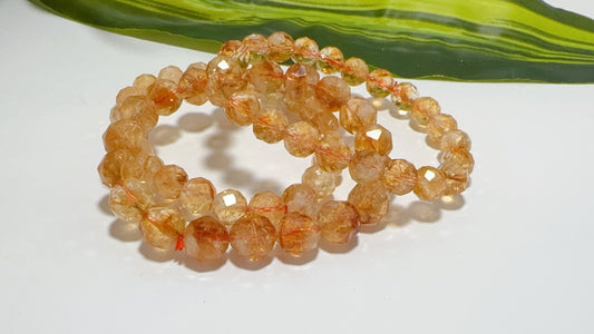 Citrine Faceted Bracelet 20g