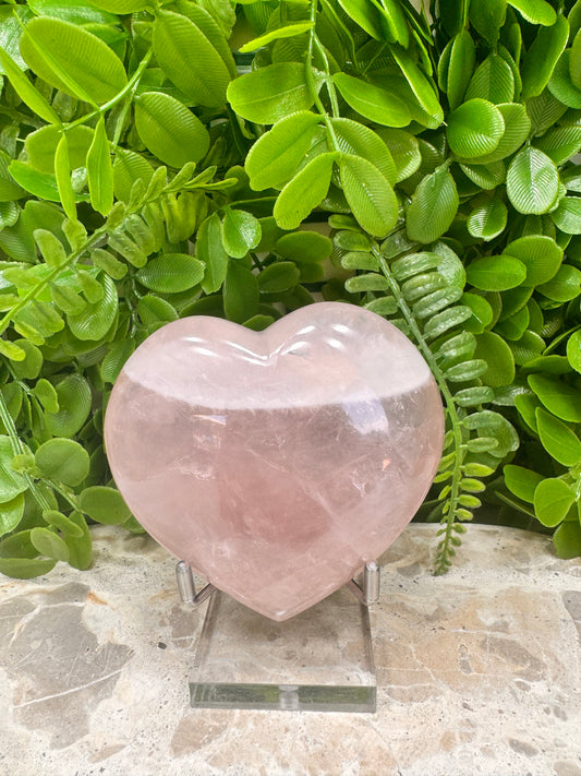 Rose Quartz Heart 362g