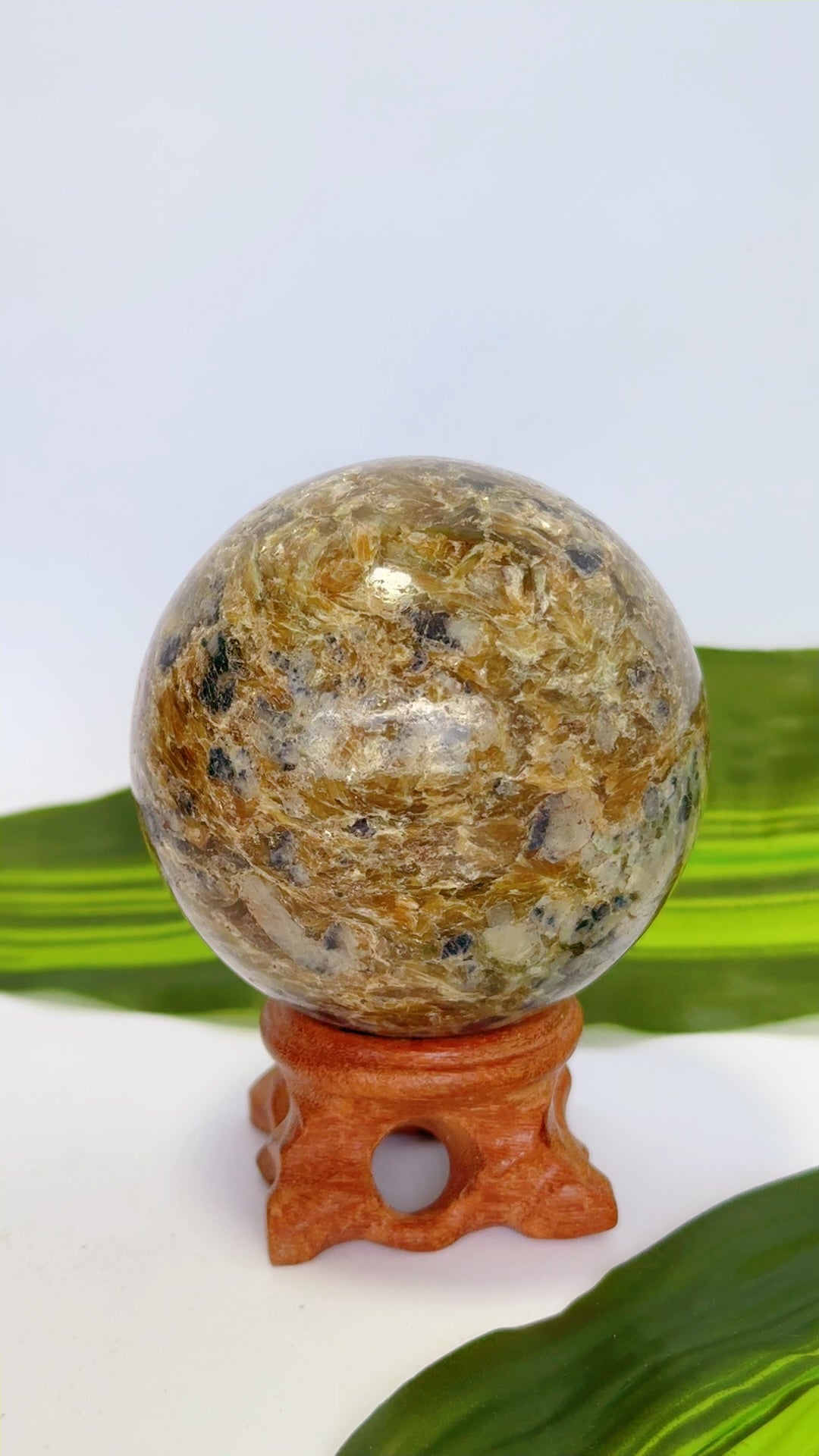 Blue Sapphire and Mica Sphere 474g