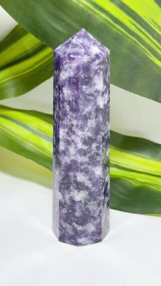lepidolite Point 126g