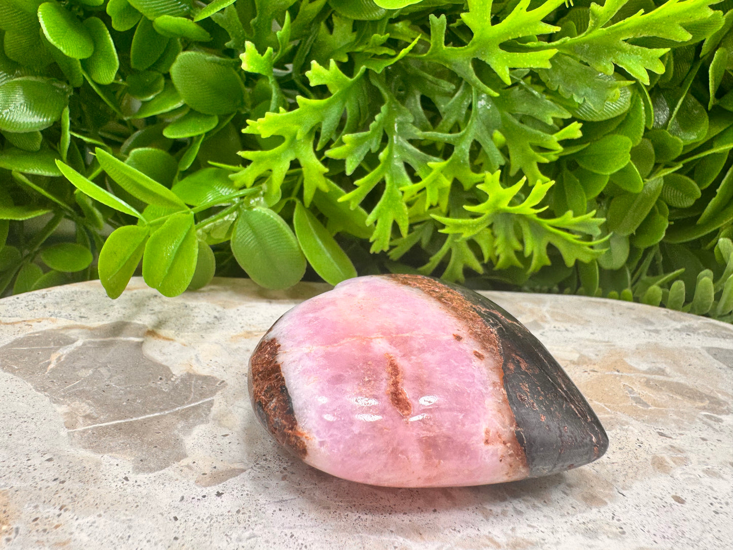 Pink Aragonite Heart 182g