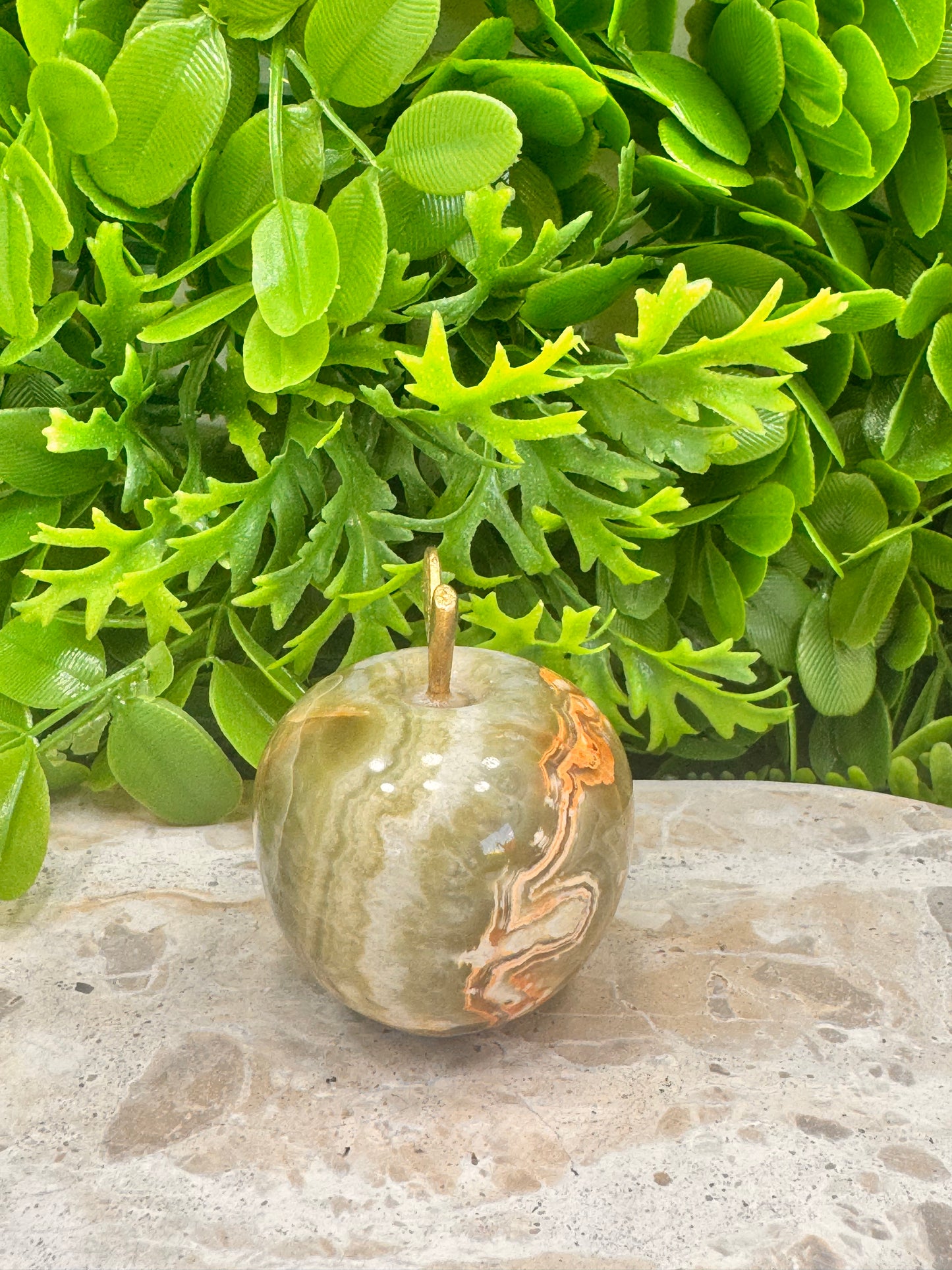 Green Banded Onyx Apple 206g