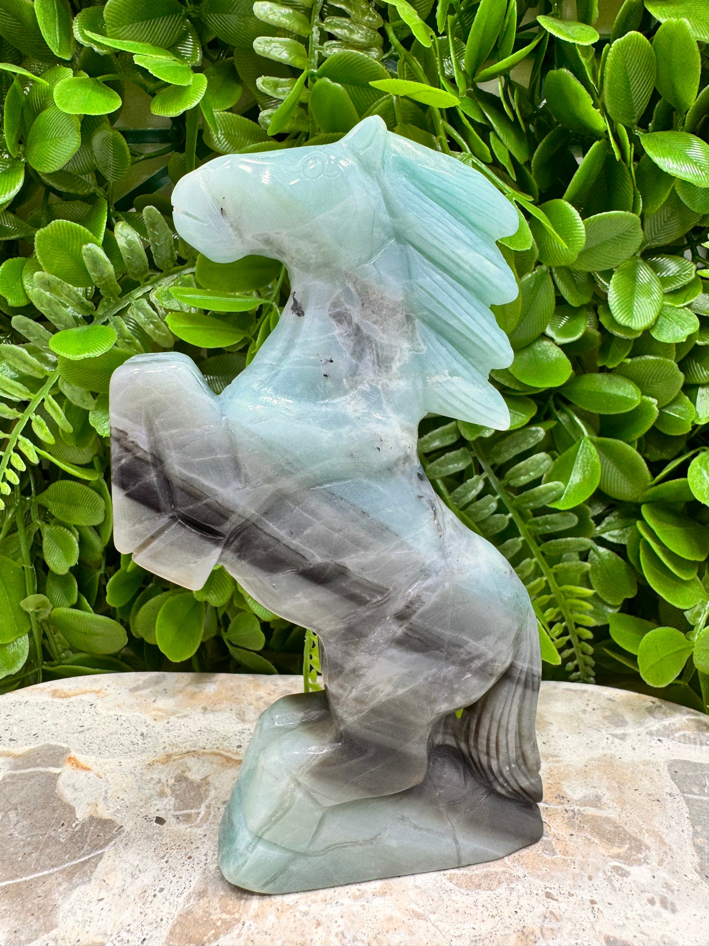 Skye Blue Opal Horse 384g