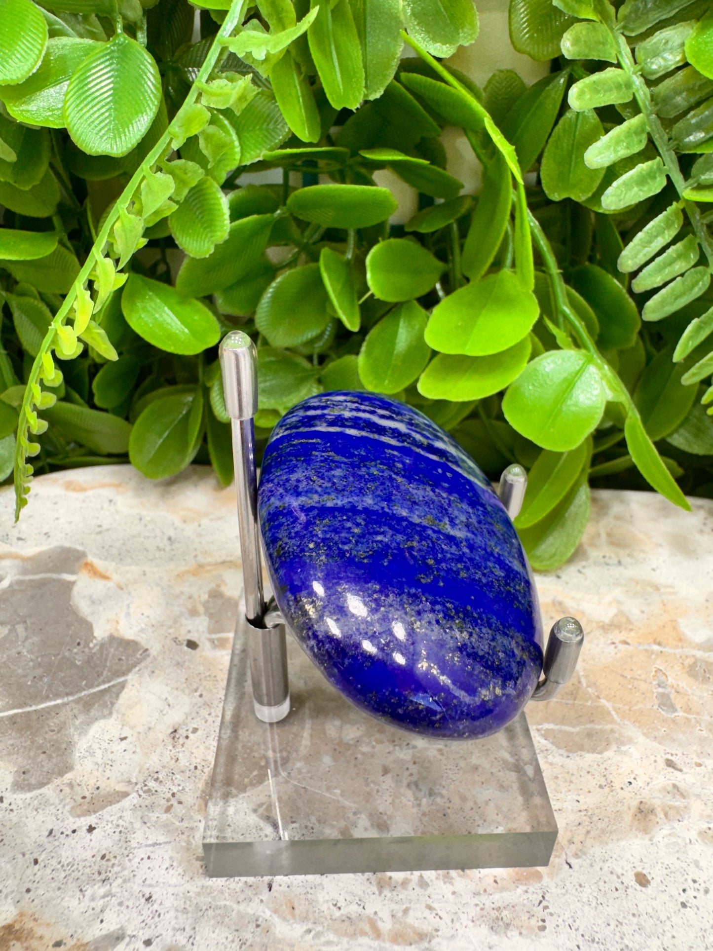 Lapis Lazuli Palm Stone 94g