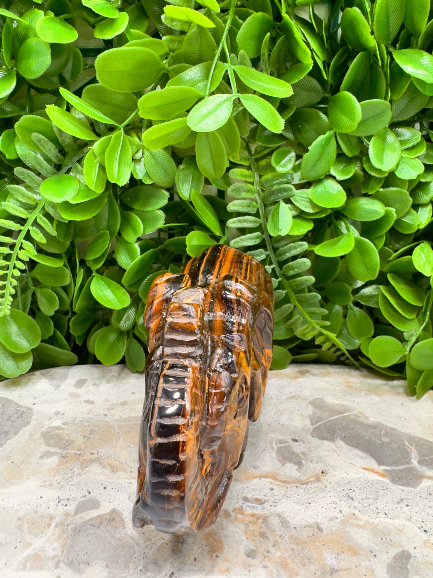 Tiger Eye/Tiger Ore Elephant 704g