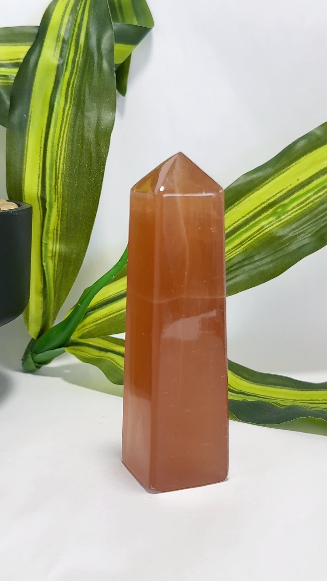Honey Calcite Tower 294g