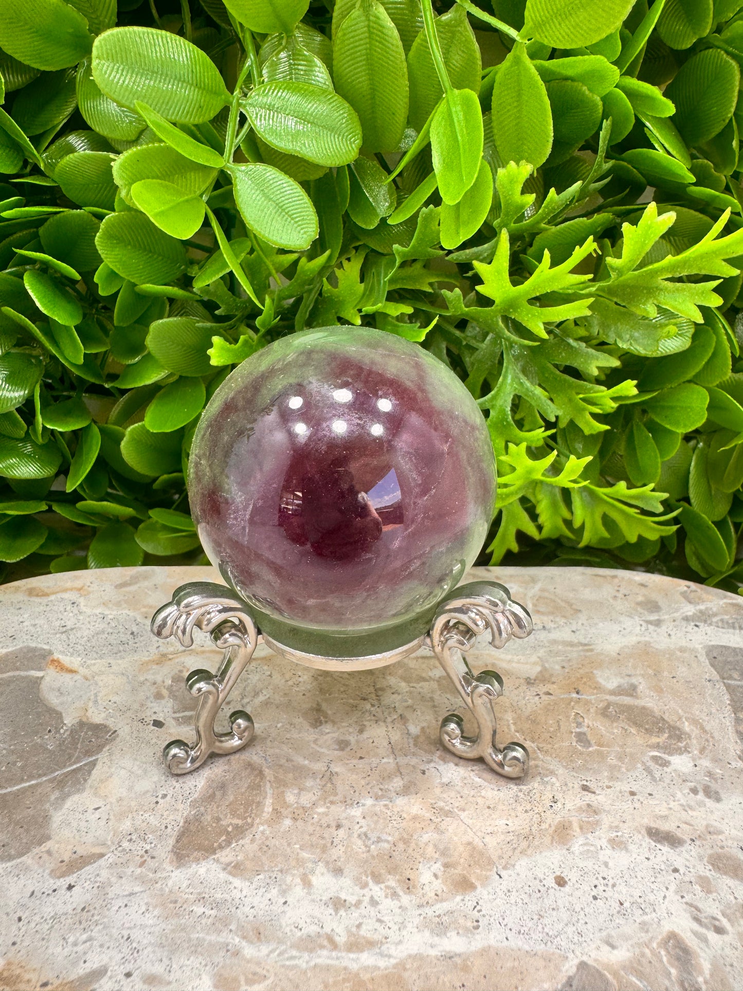 Fluorite Sphere 327g