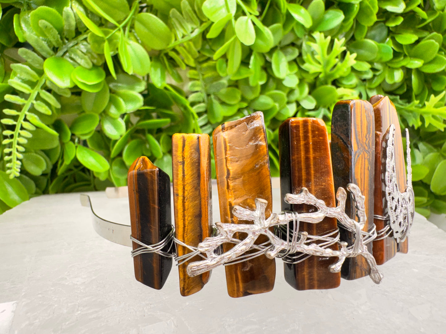 Tiger Eye Moon Tiara 138g