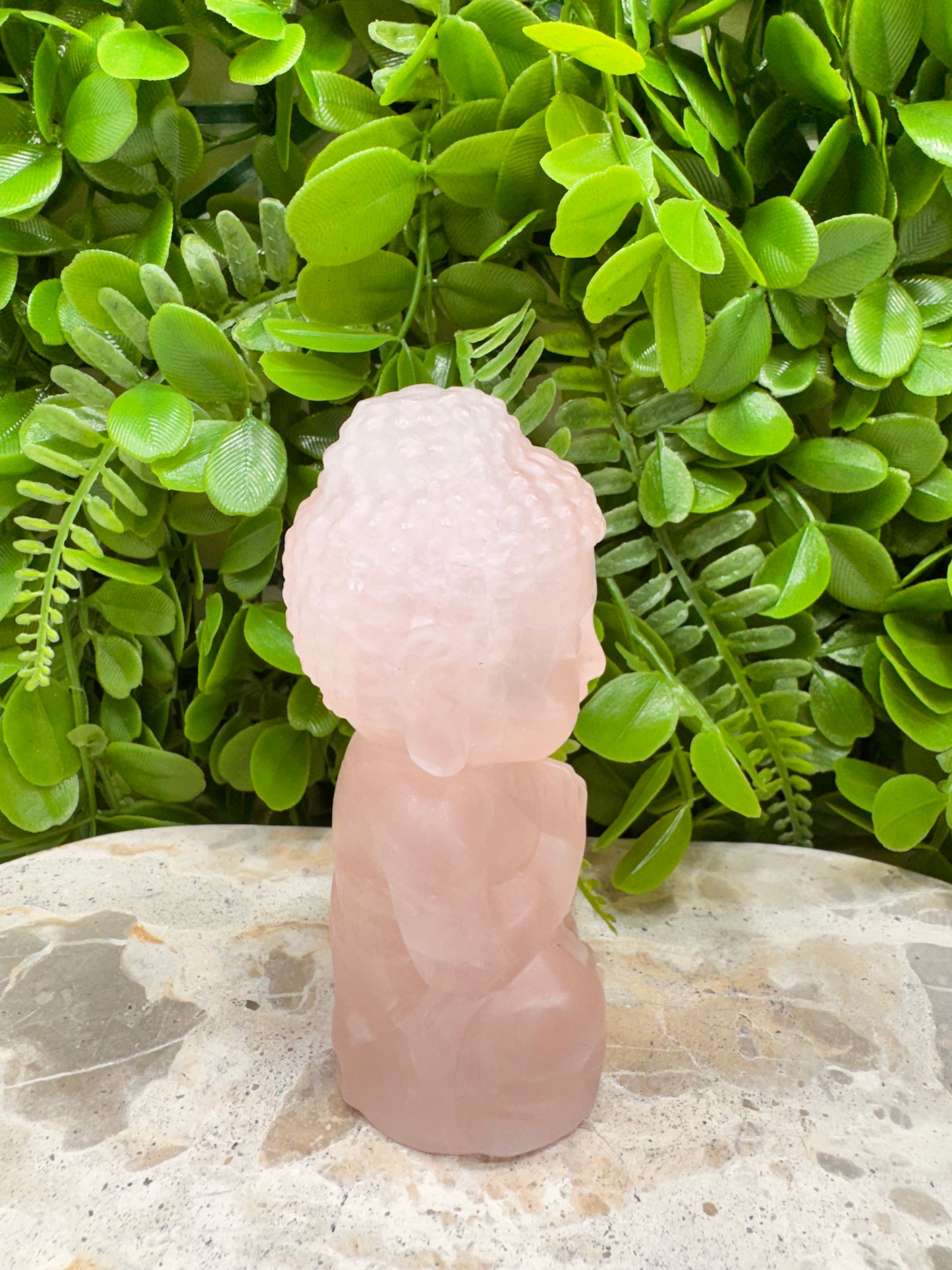 Rose Quartz Buddha 448g