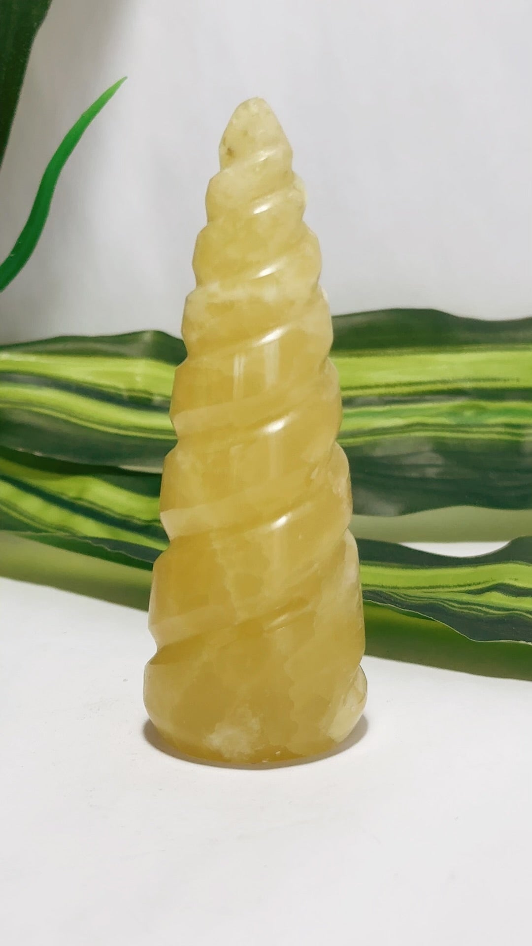 Lemon Calcite Point 170g