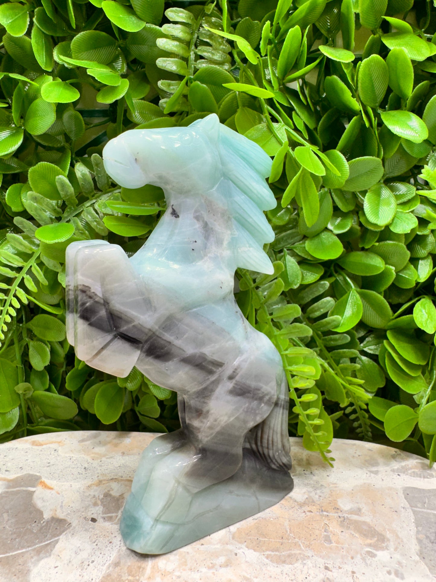 Skye Blue Opal Horse 384g