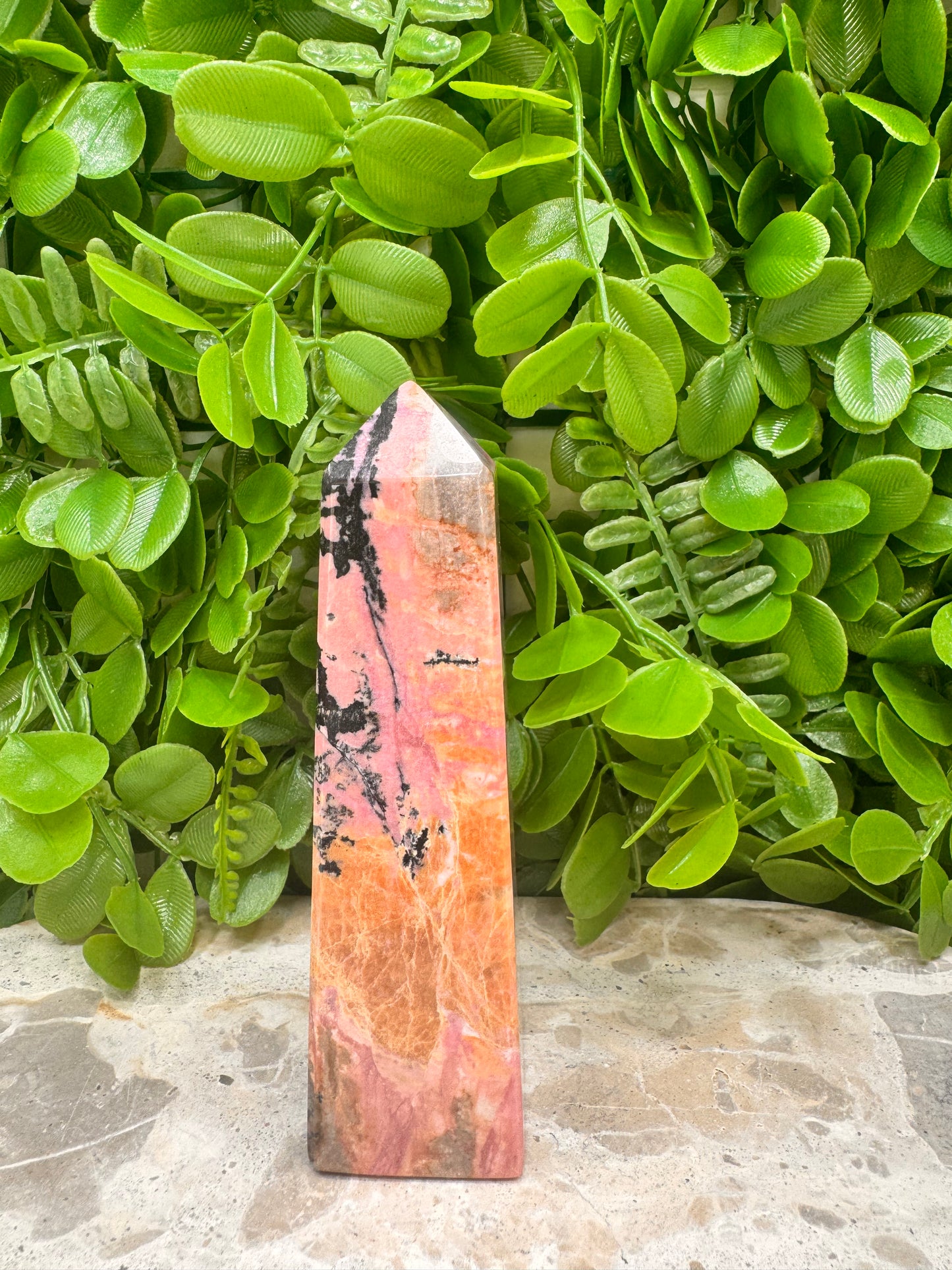 Rhodonite Tower 400g