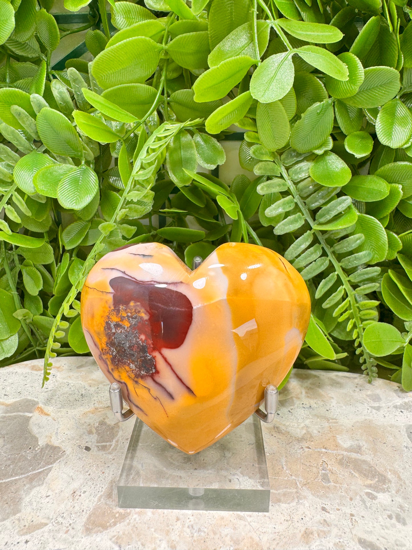 Mookite Jasper Heart 196g