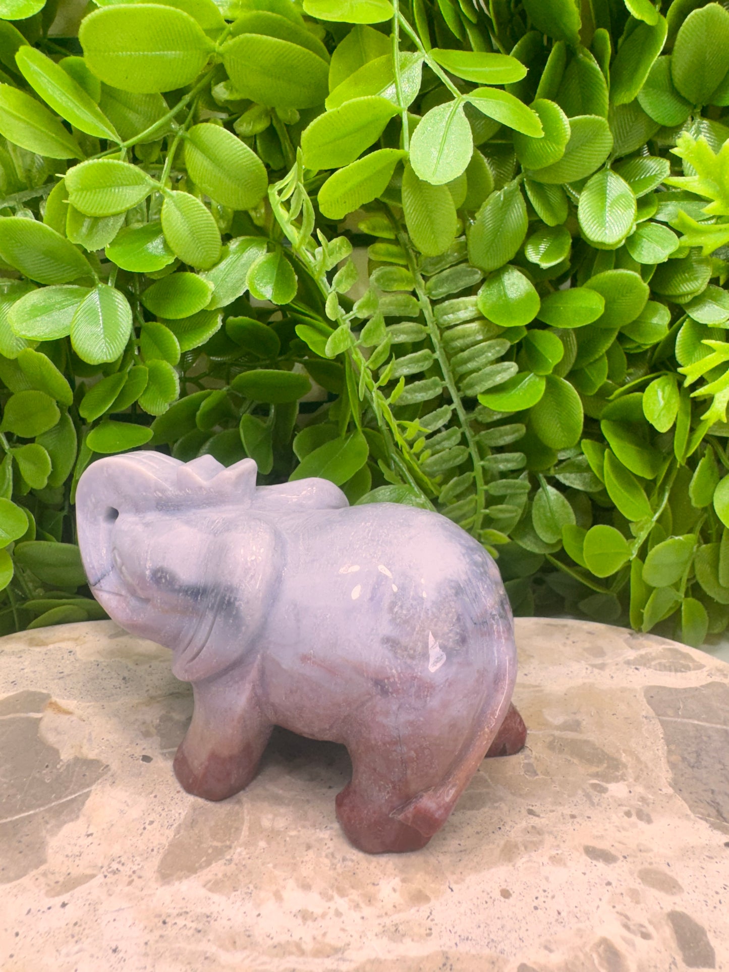 Ocean Jasper Elephant 442g