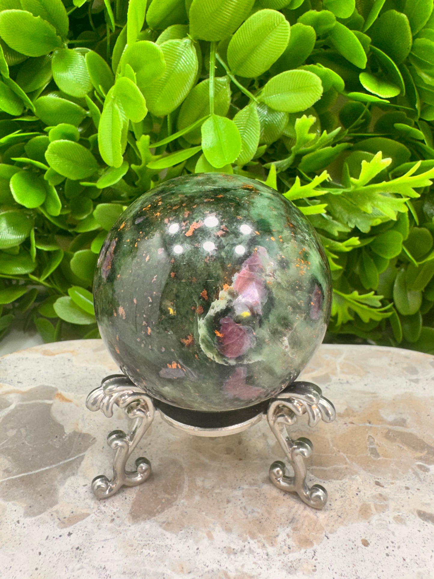 Ruby Zoisite Sphere 470g