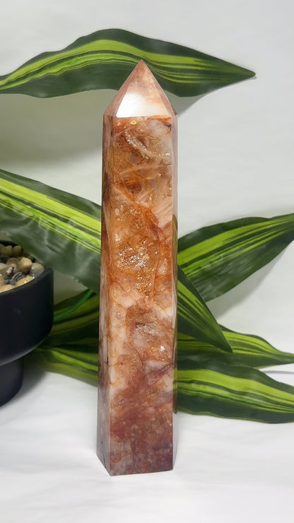 Fire Quartz with Golden Healer Tower 994g