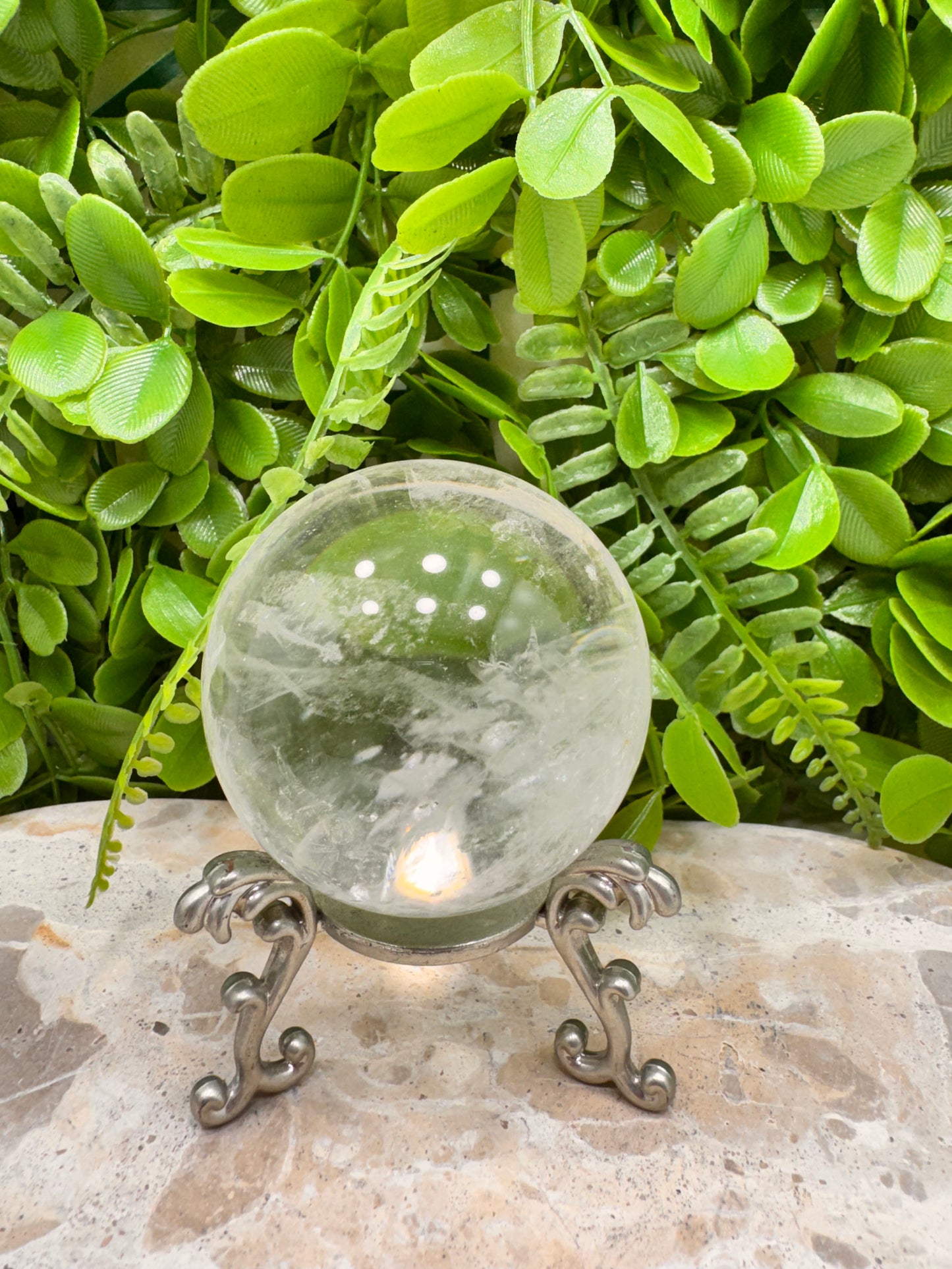 Clear Quartz Sphere 384g