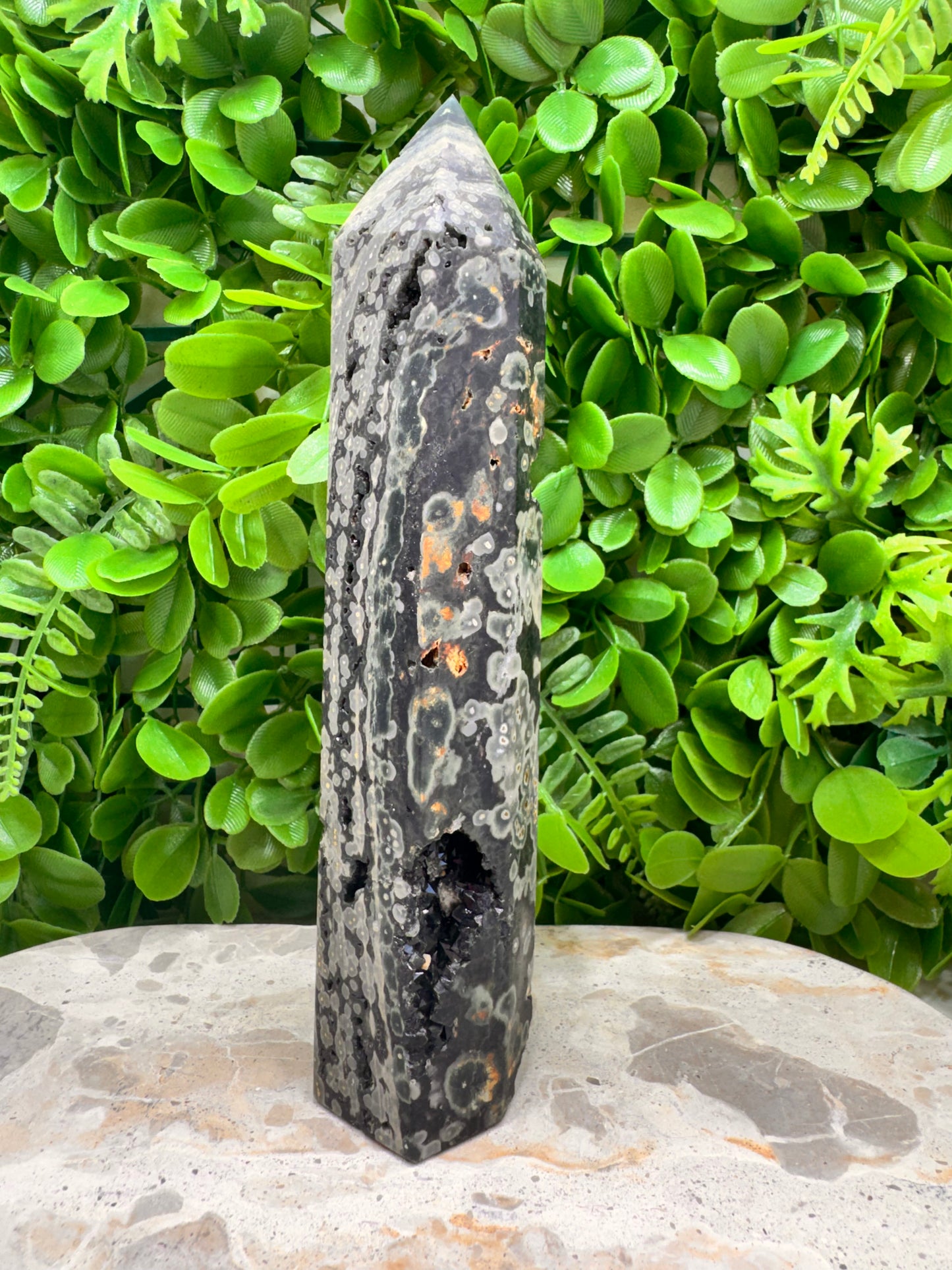 Bubble Ocean Jasper Tower 532g
