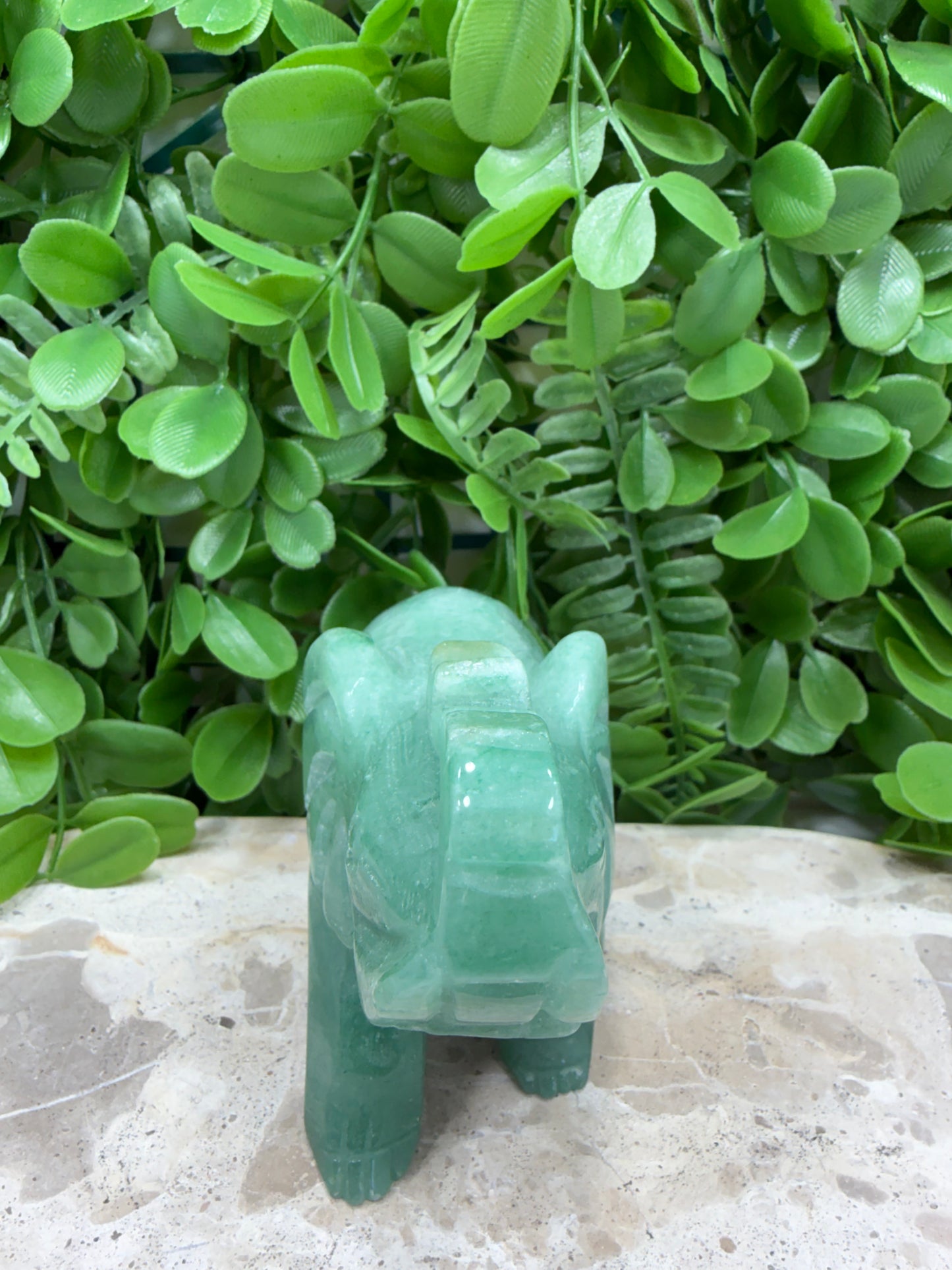 Green Aventurine Elephant 520g