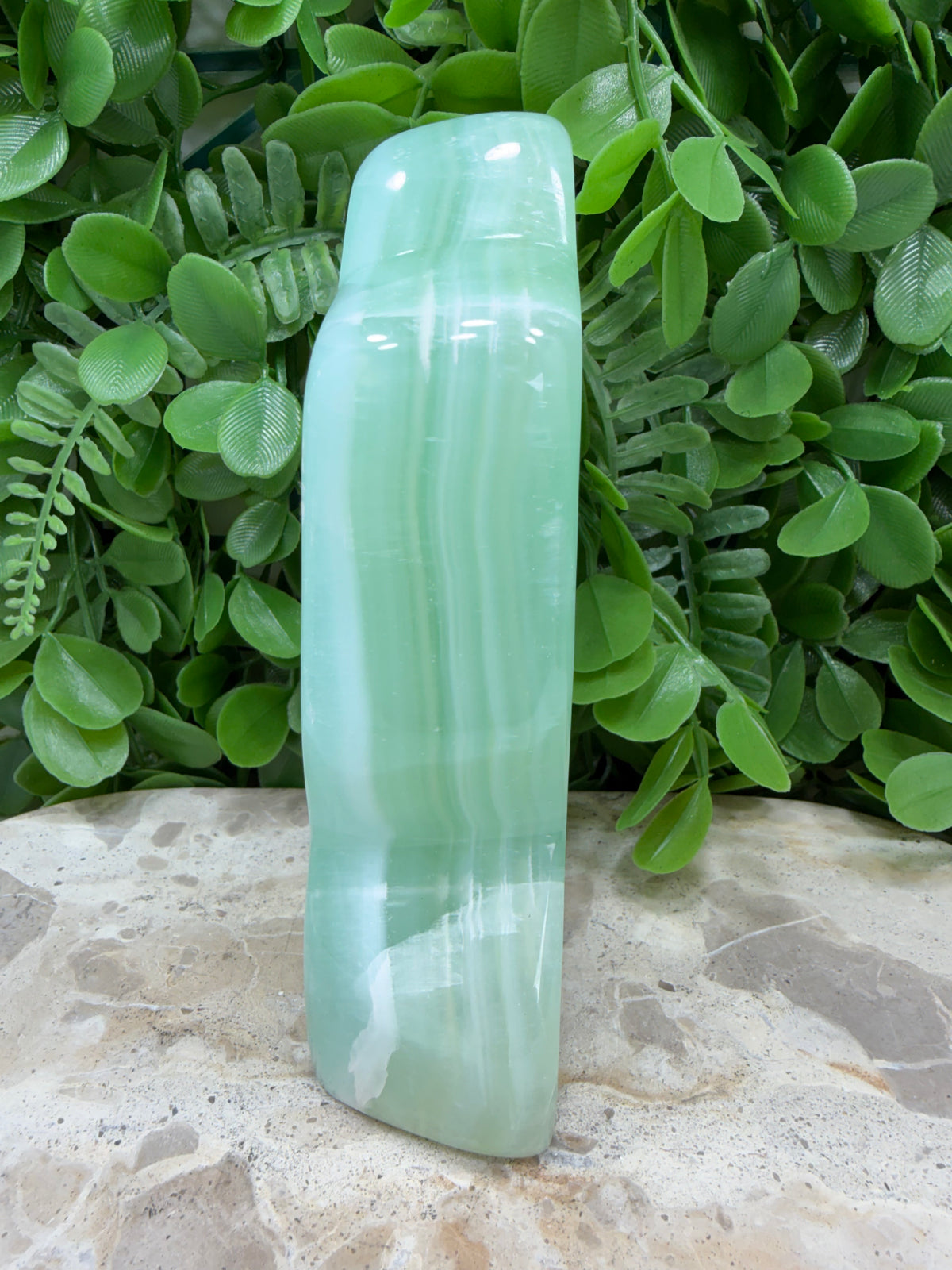 Pistachio Calcite Freeform 1212g