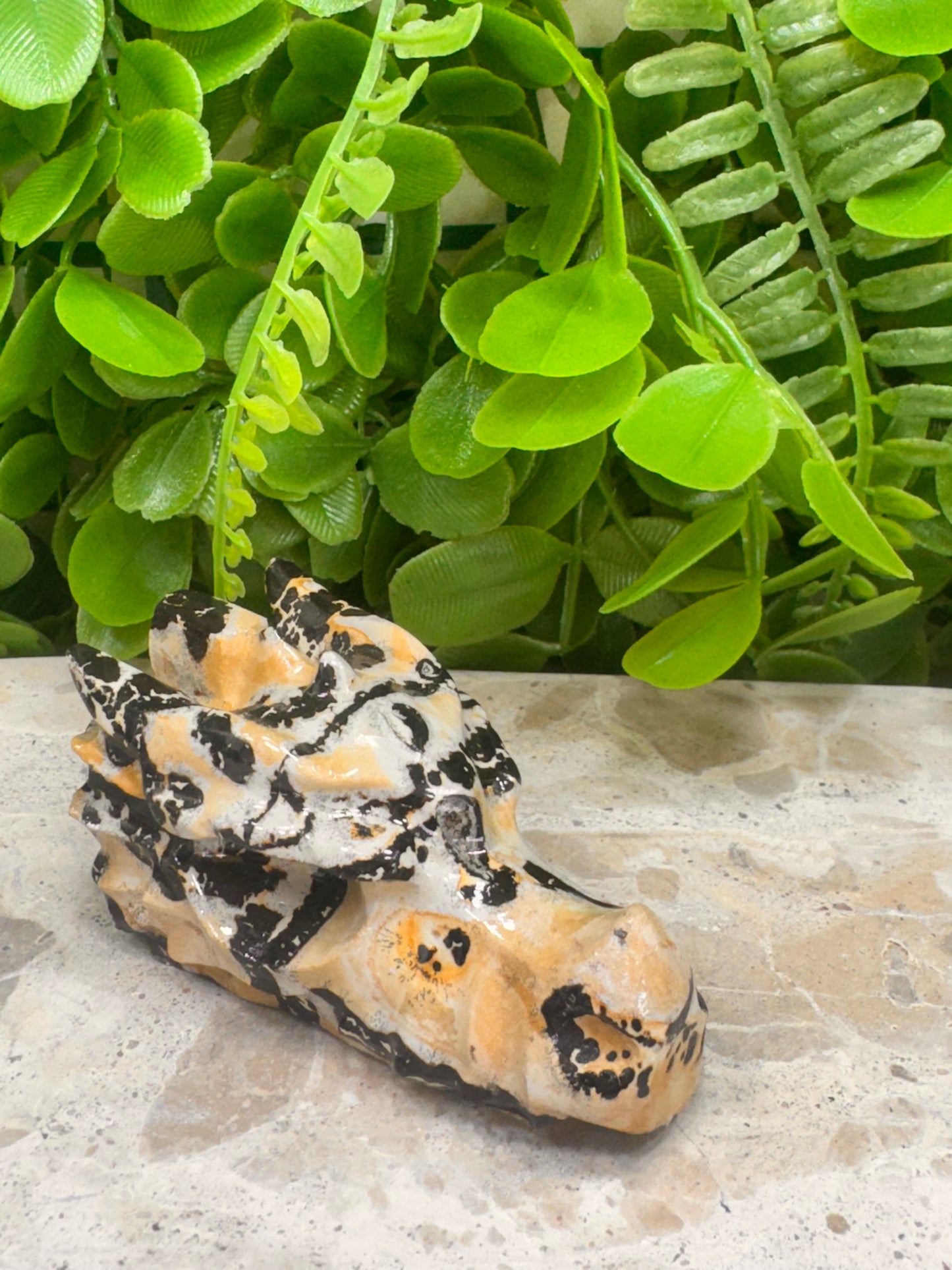 Picture Jasper Dragon Skull 122g