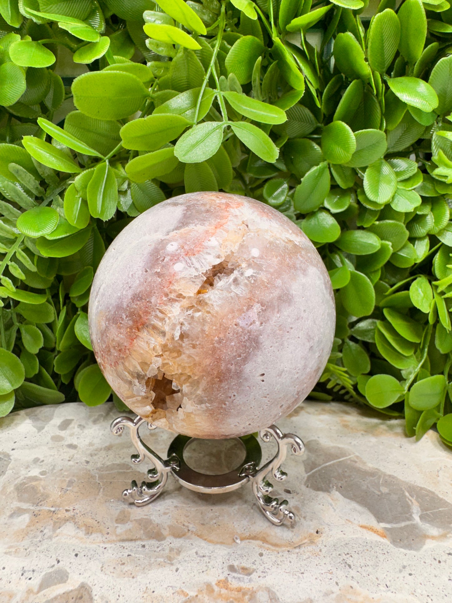 Pink Amethyst Sphere 876g