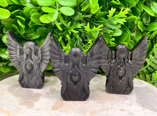 Golden Obsidian Angel