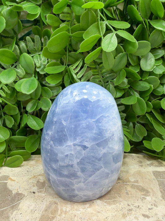 Blue Calcite Freeform 808g