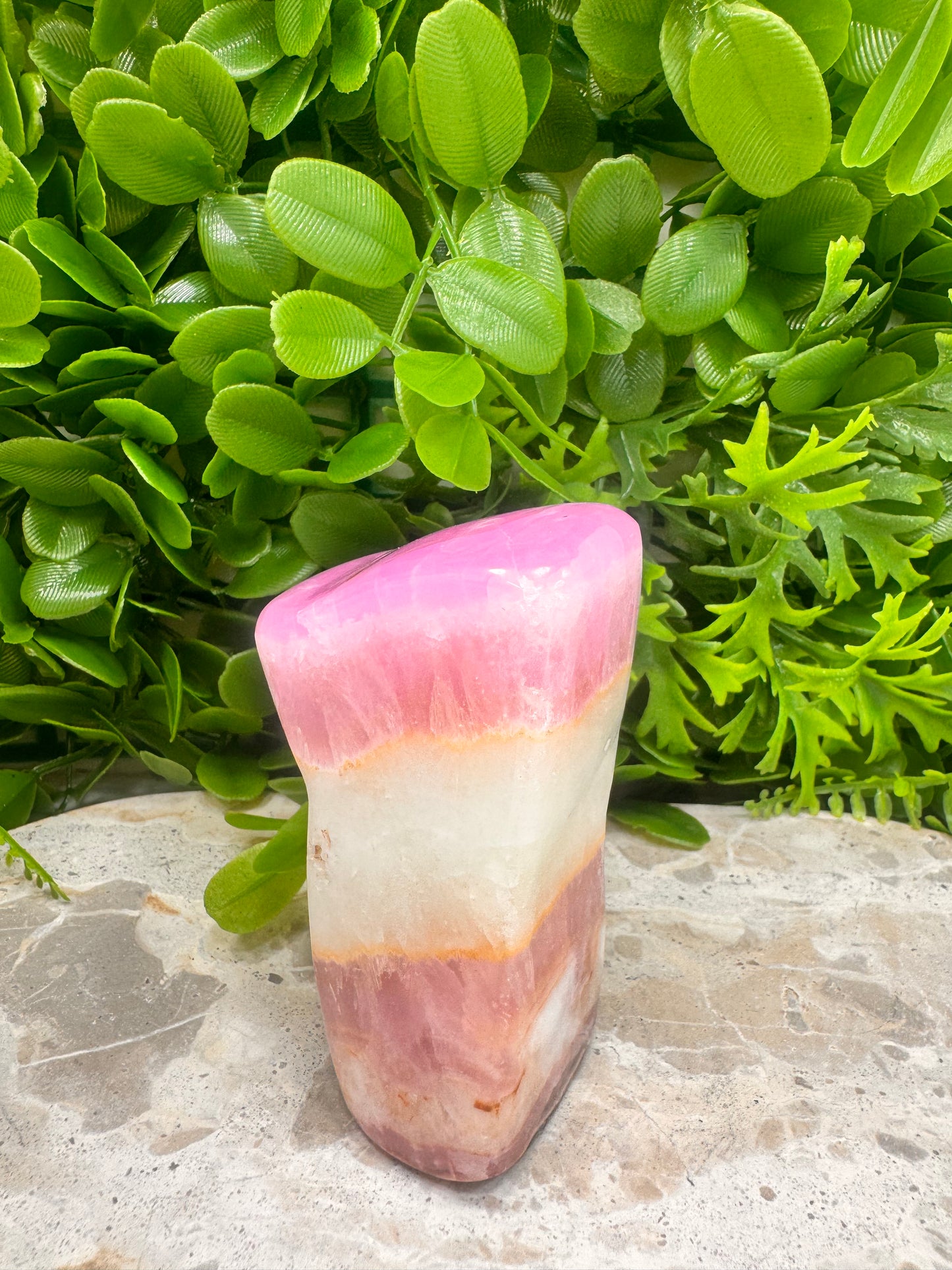 Pink Aragonite Freeform 308g