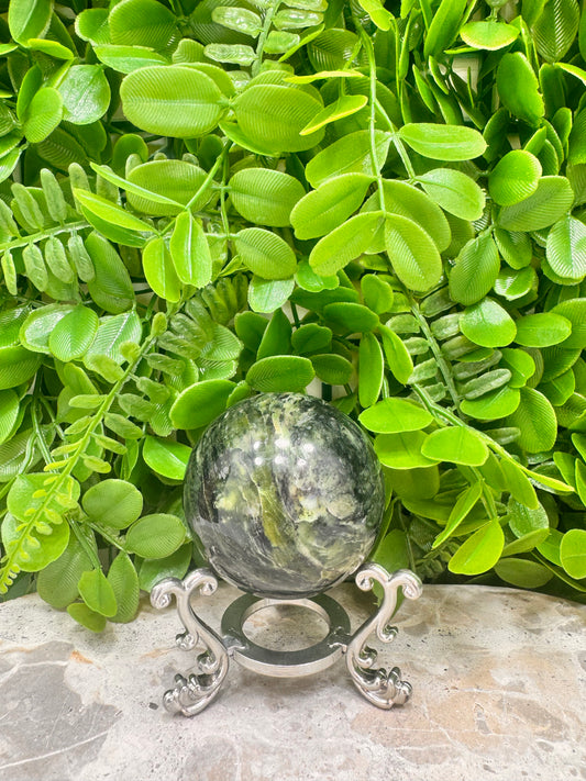 Nephrite Jade Sphere 276g