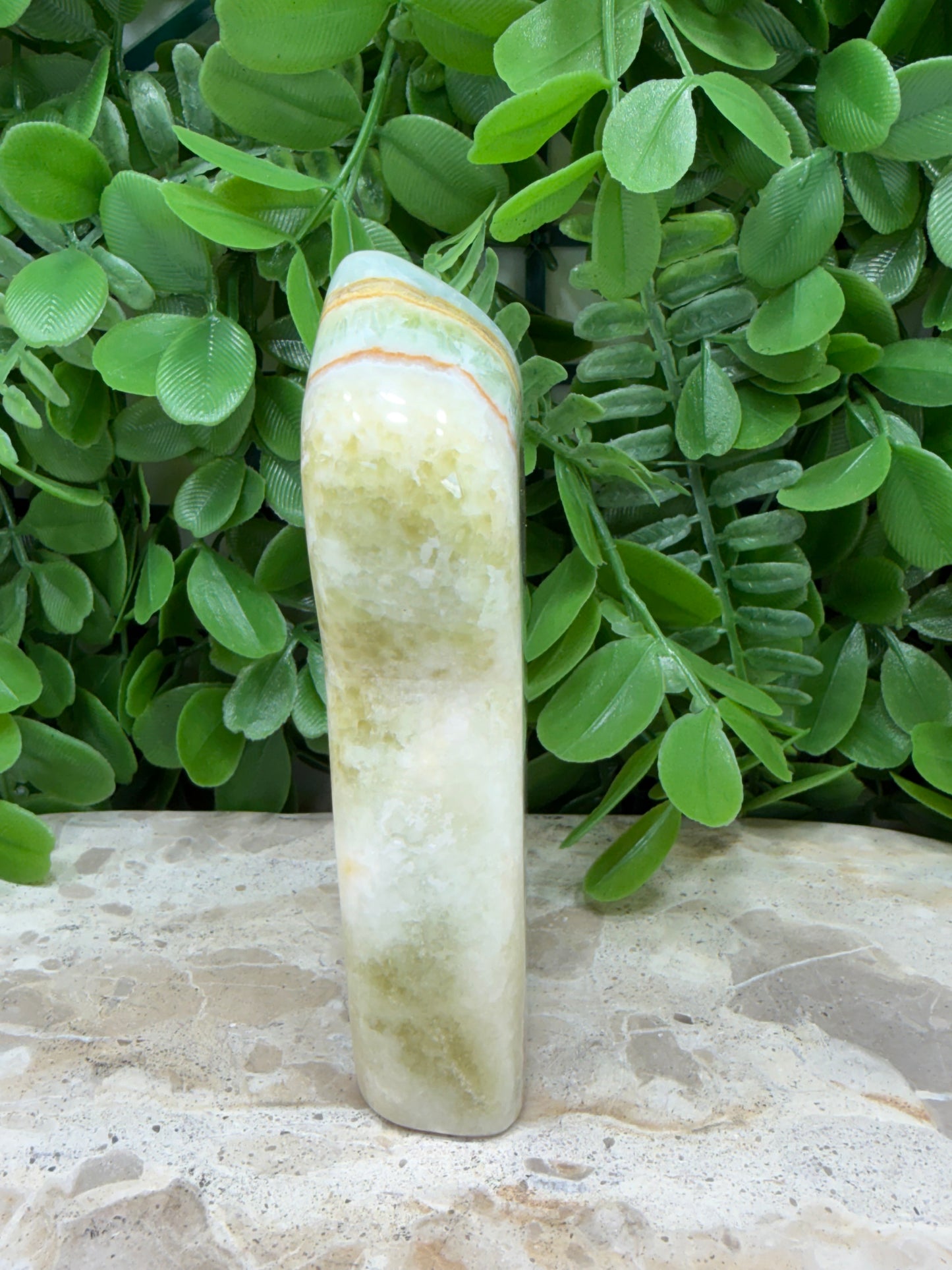 Ocean Green Calcite Freeform 404g