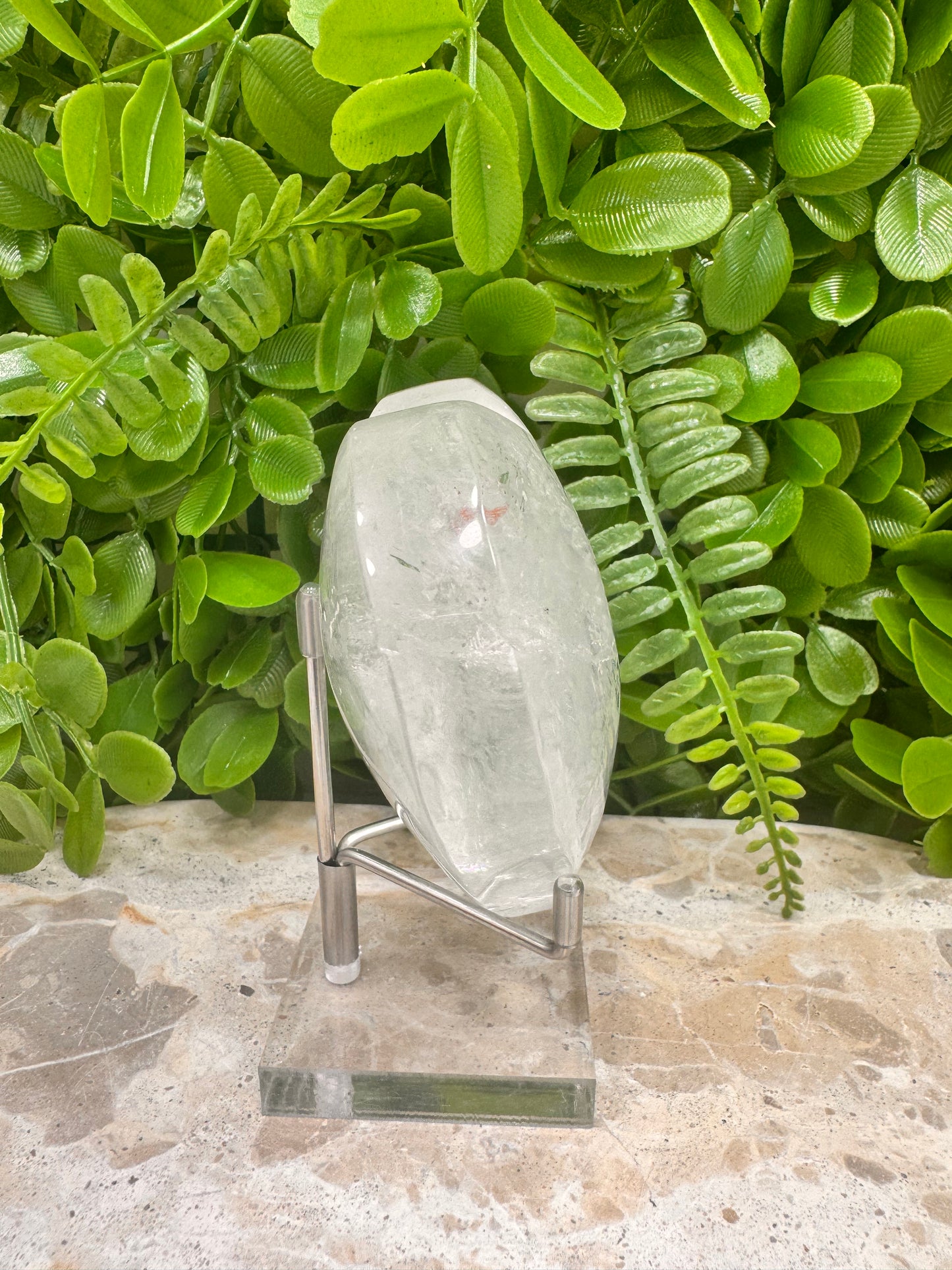 Clear Quartz Heart 421g