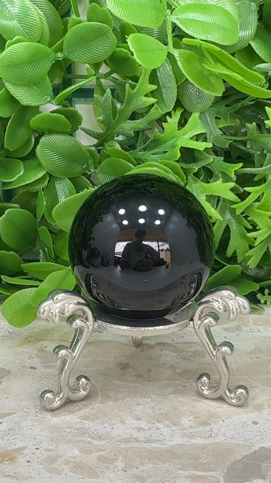 Obsidian Sphere 166g