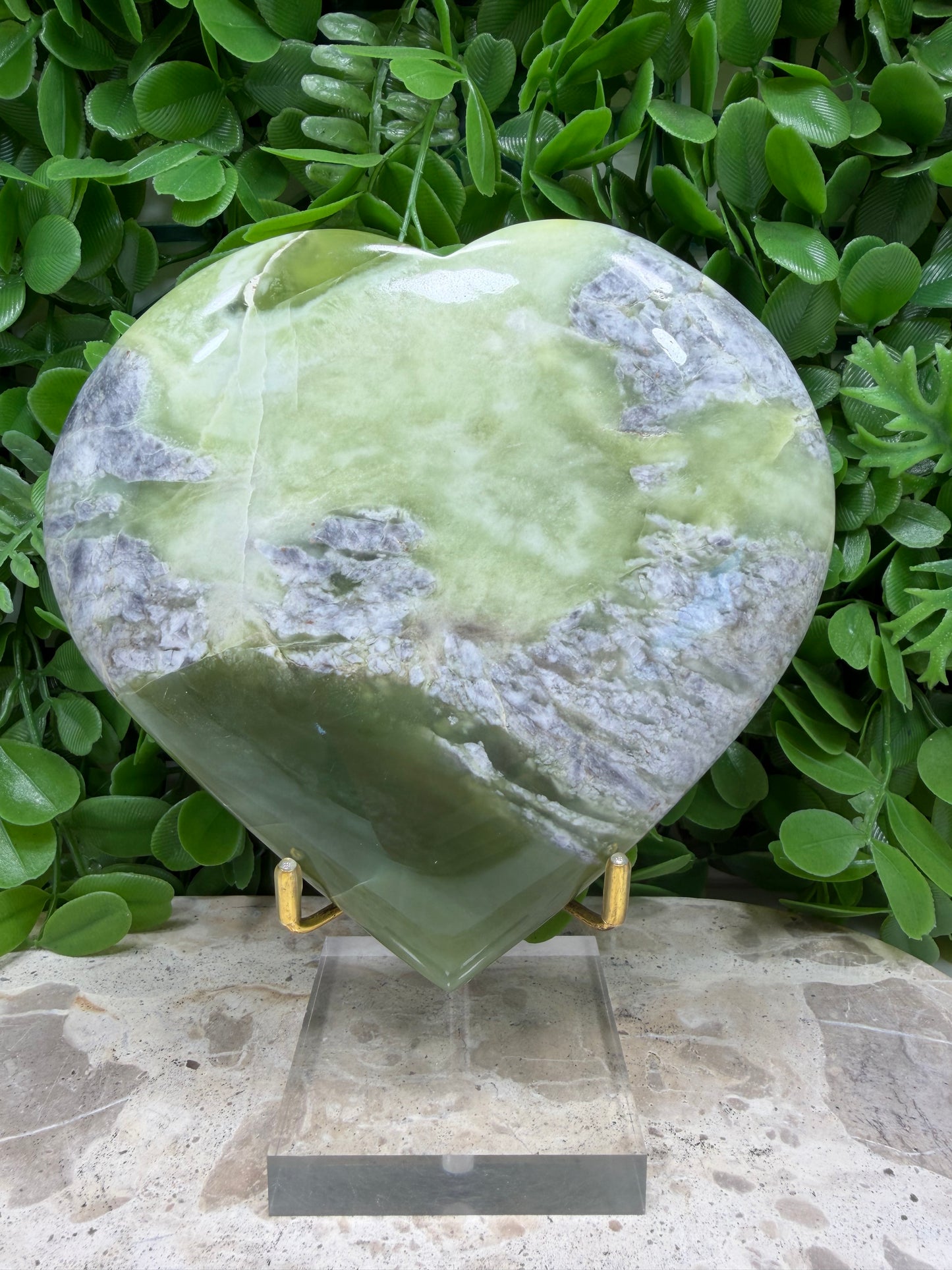 Flower Jade Heart 896g