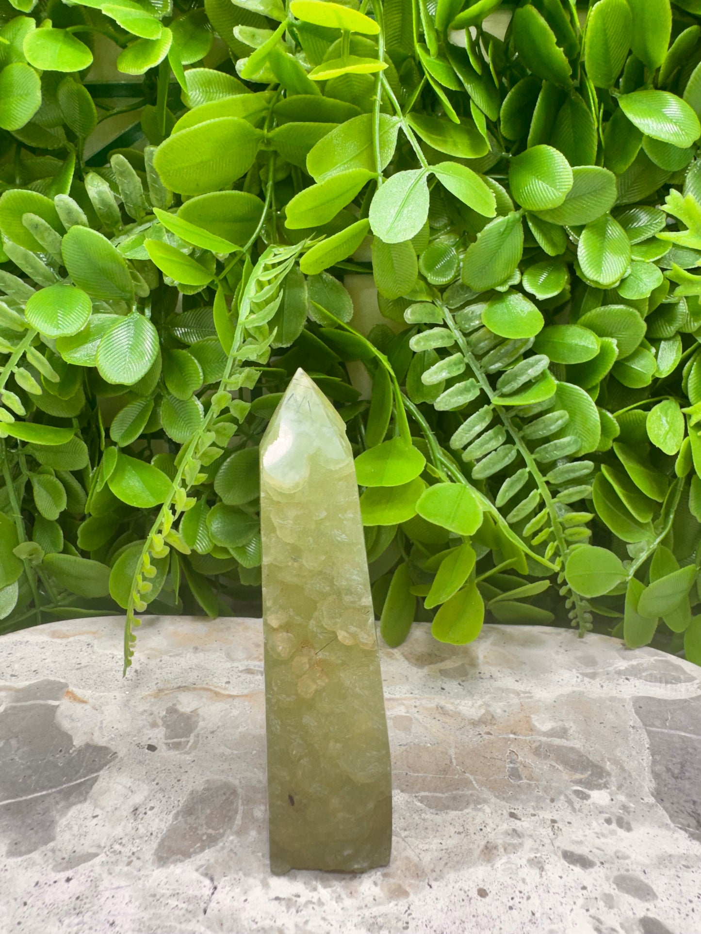 Prehnite Point Freeform 136g