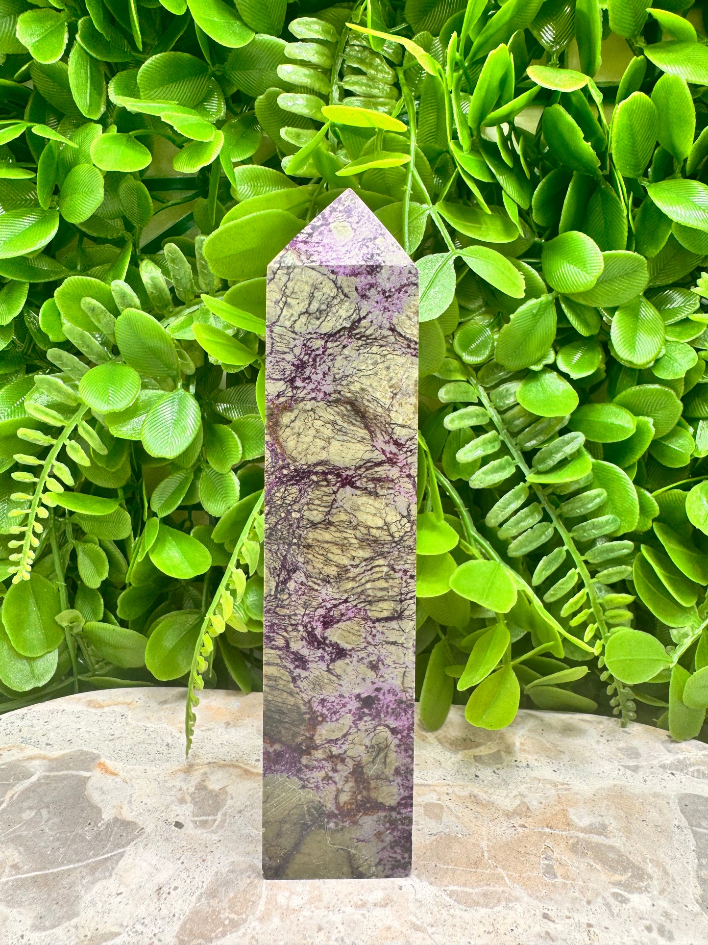 Atlantisite Stichtite Tower 238g