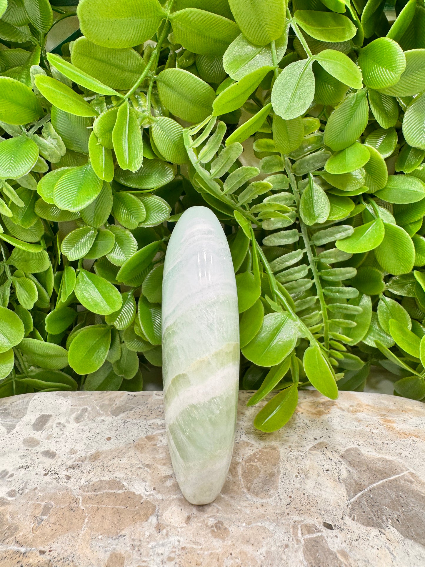 Standing Pistachio Calcite 272g