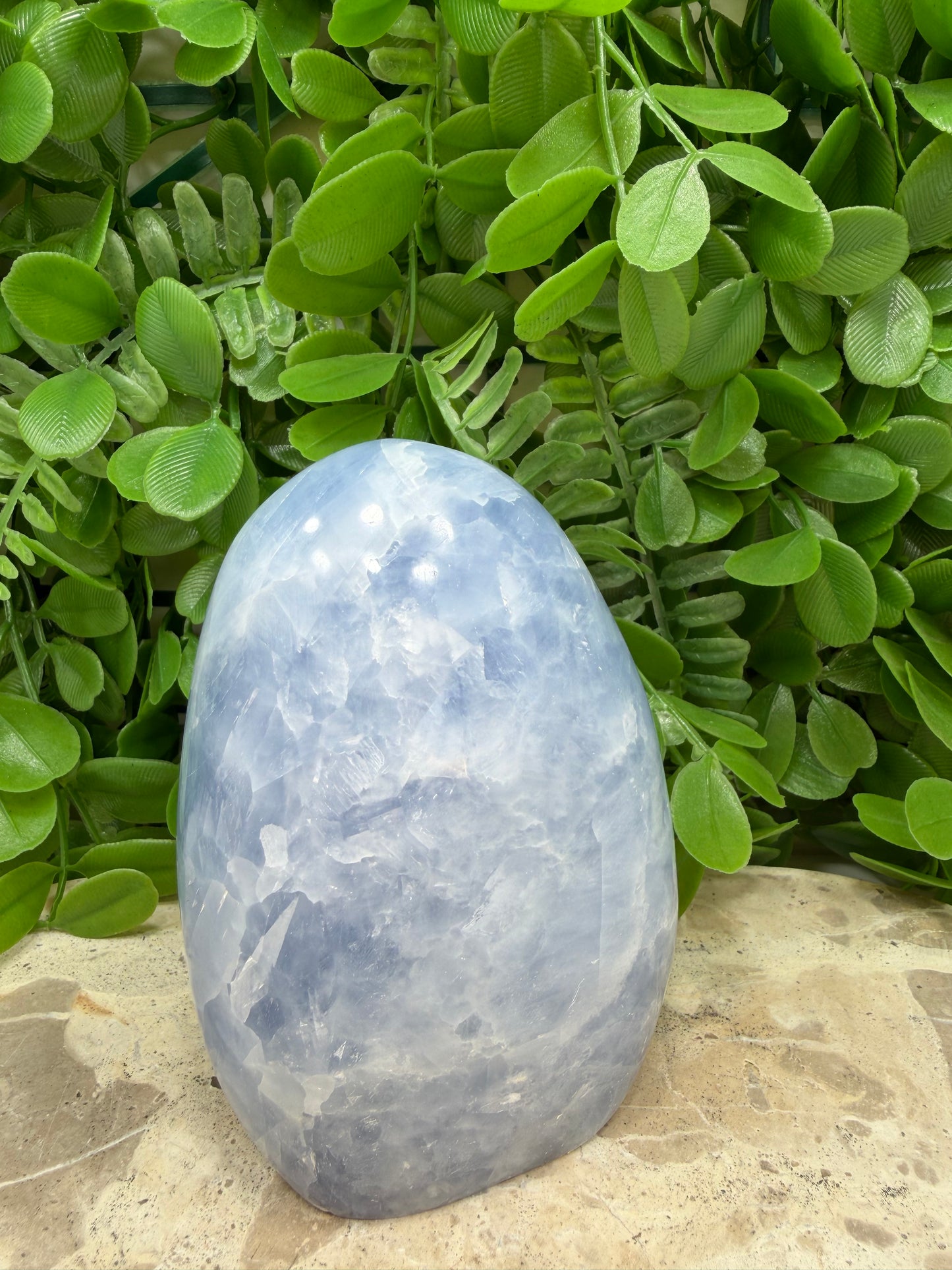 Blue Calcite Freeform 808g