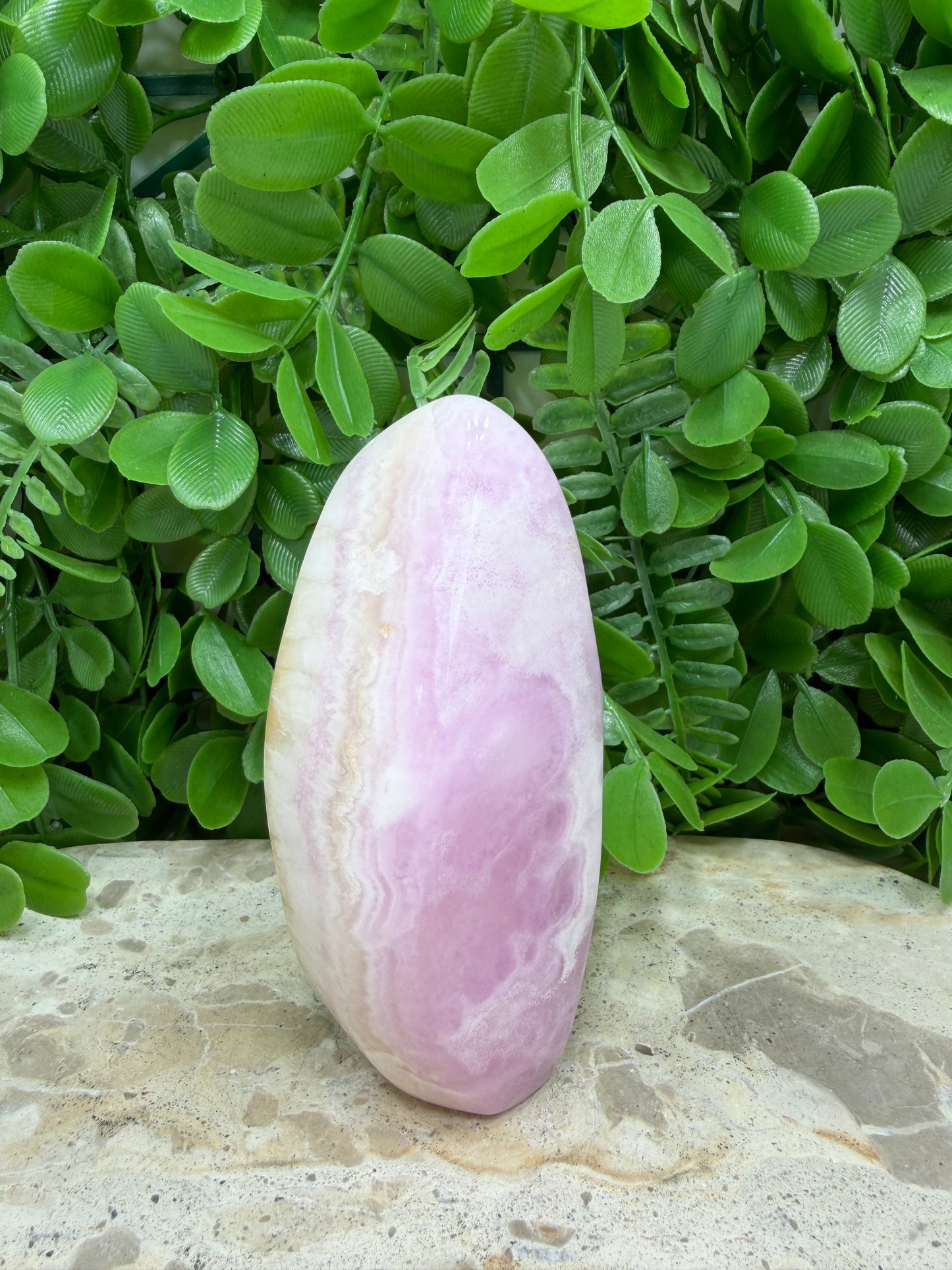 Pink Aragonite Freeform 298g