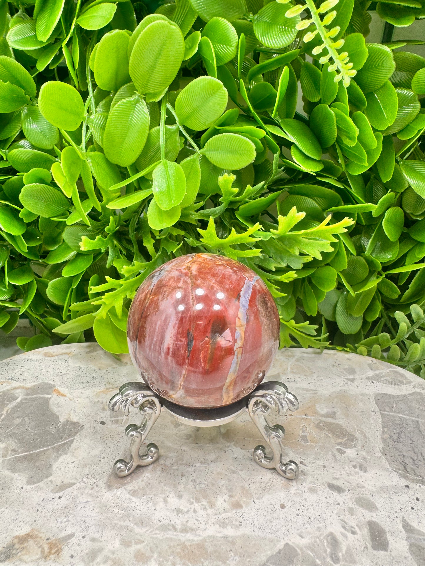 Petrified Wood Sphere 266g