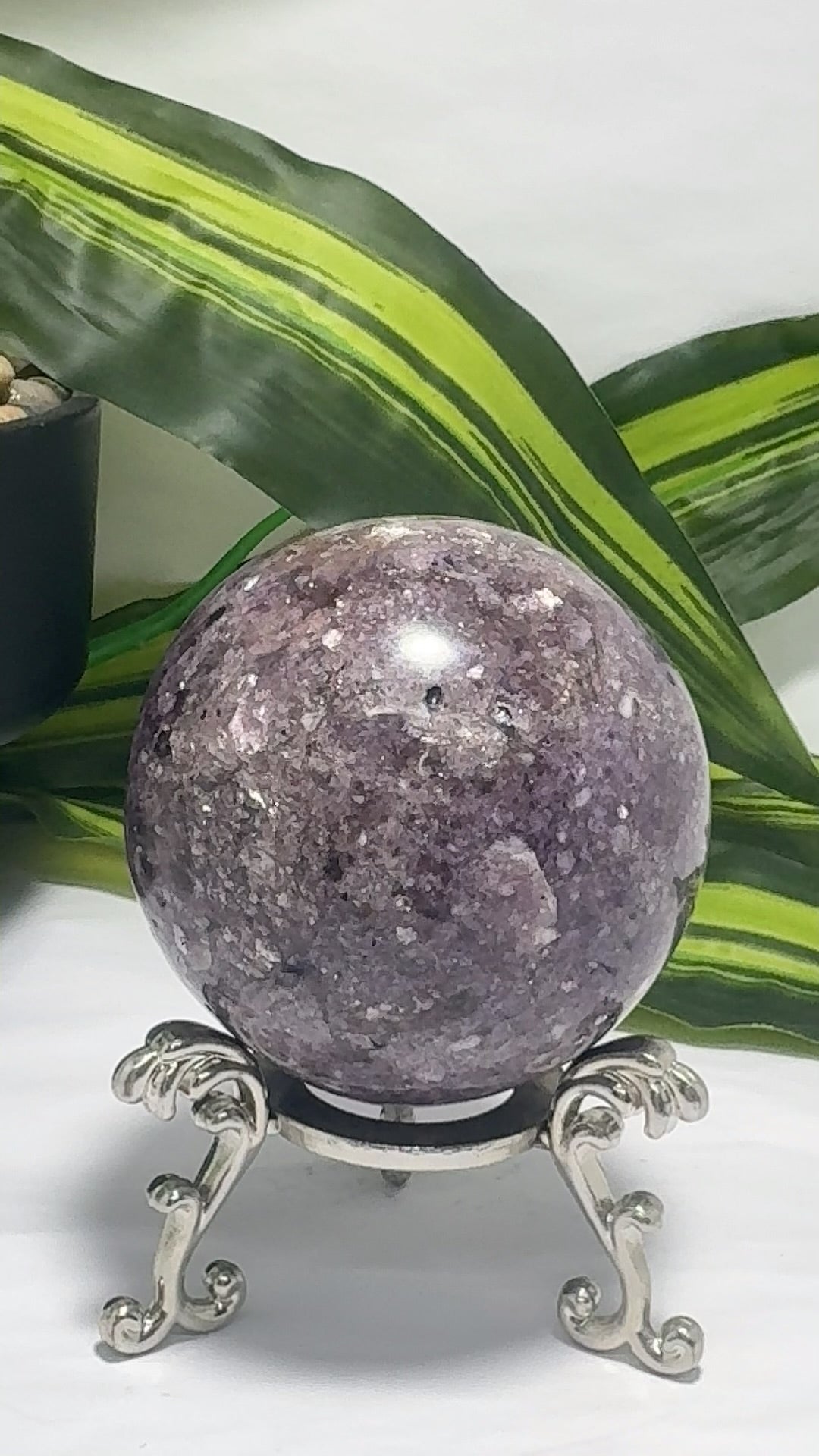 Purple Mica Sphere 416g